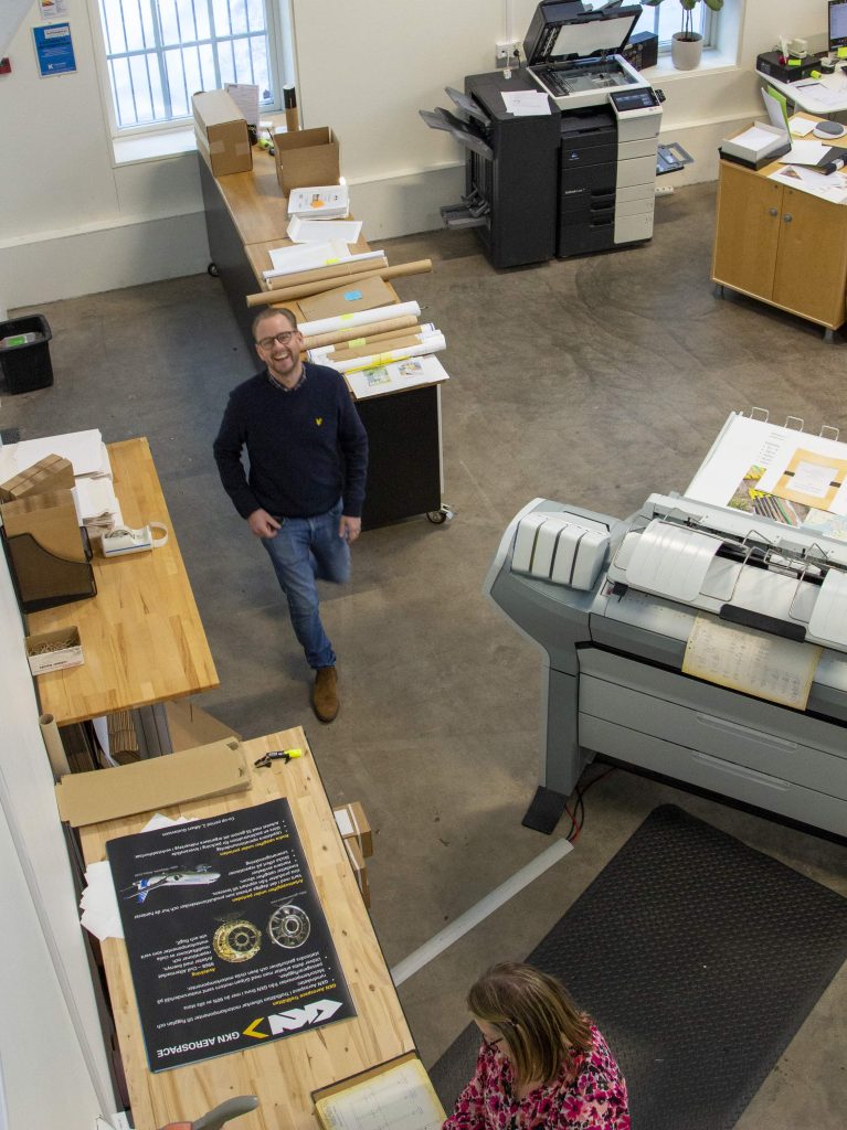 Henrik och Arkitektkopia ser ljust på framtiden från Nohabgatan 9A.