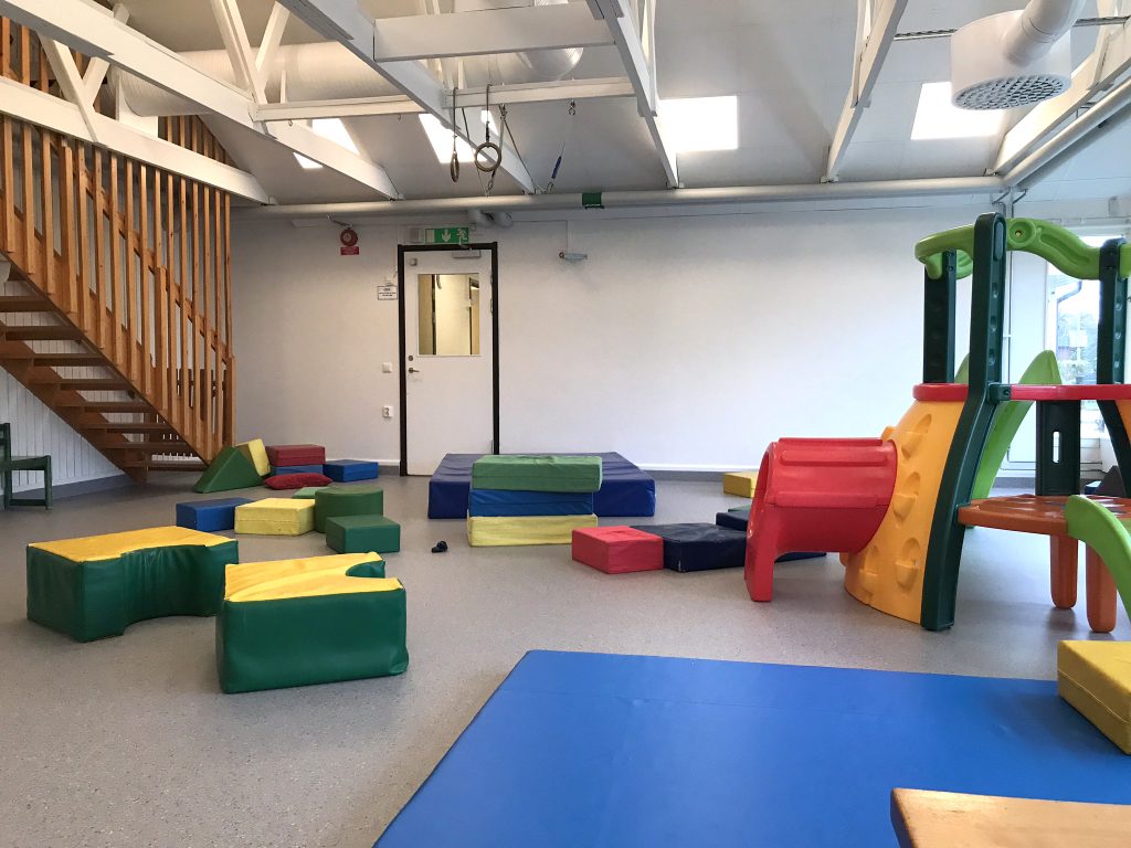 Inomhus lekplats i Förskolan Lillegården